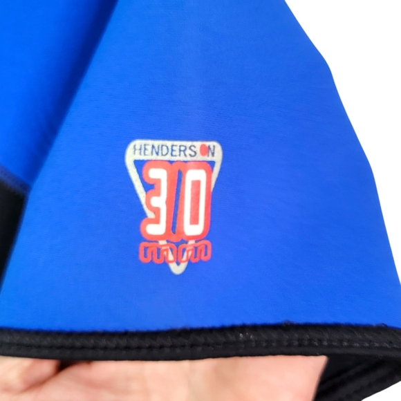 Henderson Shorty Wet Suit Dive Wear Neoprene Front Zip Black & Blue XXXL - Picture 5 of 10